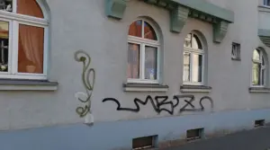 Graffiti vorher