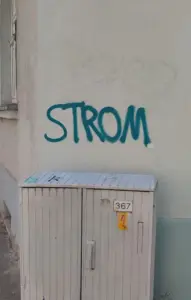 Graffiti vorher