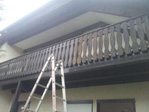 neue Wetterschutzfarbe für Balkonbrüstung