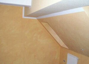 Wände mit Wischtechnik